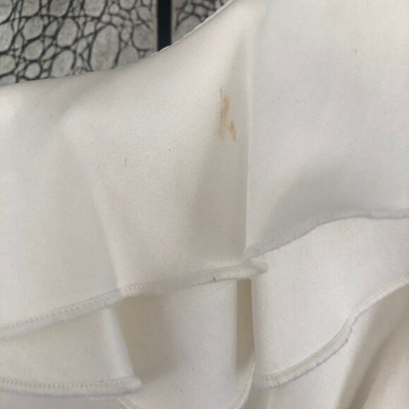 Tweeze Me Juniors Ivory Ruffle Dress Size 3 - Picture 7 of 7